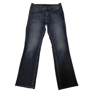 Calvin Klein Blue Flare Wide Leg Jeans